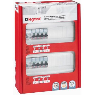 Legrand - Tableau électrique pré-équipé 2 rangs 13 modules - Blanc - 2 rangs 13 modules - Tableau électrique - Publicité Legrand - Tableau électrique pré-équipé 2 rangs 13 modules - Blanc - 2 rangs 13 modules - Tableau électrique - Publicité