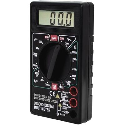 TIBELEC Multimètre digital compact, 7 fonctions, 250V, cat III - Publicité TIBELEC Multimètre digital compact, 7 fonctions, 250V, cat III - Publicité