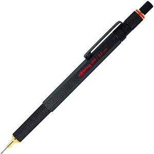 Rotring 800 portemine mécanique rétractable 0,5 mm noir - Publicité Rotring 800 portemine mécanique rétractable 0,5 mm noir - Publicité