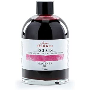 Jacques Herbin - Encre Aquarelle Éclats - Magenta - Ink - Publicité Jacques Herbin - Encre Aquarelle Éclats - Magenta - Ink - Publicité