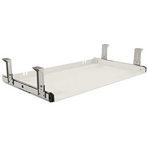 FRMSAET Plateau de clavier sous le bureau Matériel tout en métal 53 cm/ 60 cm/ 76 cm Plate-forme Organisateur de tiroir d'ordinateur Bureau à domicile Outil de rangement de garage. (60 cm, Blanc) - Publicité FRMSAET Plateau de clavier sous le bureau Matériel tout en métal 53 cm/ 60 cm/ 76 cm Plate-forme Organisateur de tiroir d'ordinateur Bureau à domicile Outil de rangement de garage. (60 cm, Blanc) - Publicité