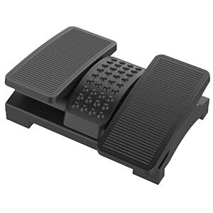Q-Connect Repose-pieds en plastique haut de gamme/Revêtement antidérapant/Hauteur réglable Repose-pieds ergonomique avec structure de massage/Repose-pieds/Noir/Dimensions : 43 x 32 x 10,5 cm - Publicité Q-Connect Repose-pieds en plastique haut de gamme/Revêtement antidérapant/Hauteur réglable Repose-pieds ergonomique avec structure de massage/Repose-pieds/Noir/Dimensions : 43 x 32 x 10,5 cm - Publicité