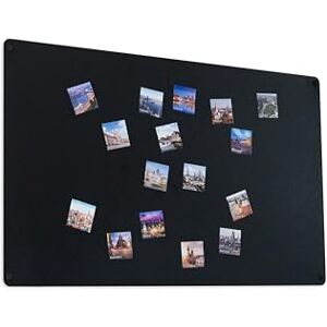 STALFORM STALFOM Panneau Magnétique en Acier Mural Noir 80x50 Tableau Magnétique Plaque à Visser Aimanté Idéal pour Mur - Publicité STALFORM STALFOM Panneau Magnétique en Acier Mural Noir 80x50 Tableau Magnétique Plaque à Visser Aimanté Idéal pour Mur - Publicité