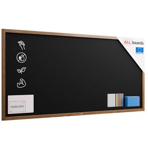 ALLboards - Tableau Noir - Noir - 200x100cm - Craie - Publicité ALLboards - Tableau Noir - Noir - 200x100cm - Craie - Publicité