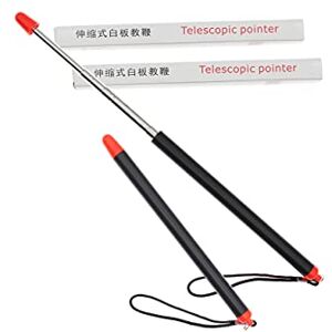 Guanyumeixin Pointeur Télescopique pour salle de classe,Enseignant à Main Pointeur pour Classe Tableau Blanc et tableau noir,Pointeur de Présentation Rétractable extensible à 120cm,2 pièce. Publicité Guanyumeixin Pointeur Télescopique pour salle de classe,Enseignant à Main Pointeur pour Classe Tableau Blanc et tableau noir,Pointeur de Présentation Rétractable extensible à 120cm,2 pièce. Publicité