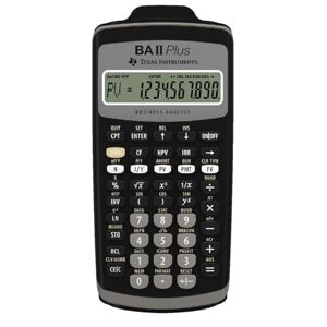 Texas Instruments BA-II-Plus Calculatrice financière 10 chiffres Mémoire 10 Mo - Publicité