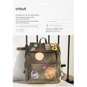 Cricut Papier Transfert Thermocollant Imprimable – 3 Feuilles – Format A4 – Imprimantes Jet d’Encre – Résistant à l’eau – Pour T-Shirts et Textiles Foncés – Compatible avec - Publicité Cricut Papier Transfert Thermocollant Imprimable – 3 Feuilles – Format A4 – Imprimantes Jet d’Encre – Résistant à l’eau – Pour T-Shirts et Textiles Foncés – Compatible avec - Publicité