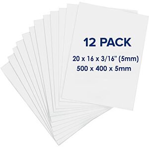 Navy Penguin Carton Plume (Foam Board) 500 x 400 x 5mm – Pack de 12 Plaques – Panneau D’affichage Blanc, Grand, sans Acide, Carton Mousse pour L’art, les Présentations et les Projets Scolaires - Publicité