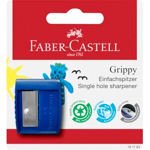 Faber-Castell 181783 Taille-crayon Grippy avec protection anti-coupure, bleu, Taille-crayon enfant - Publicité Faber-Castell 181783 Taille-crayon Grippy avec protection anti-coupure, bleu, Taille-crayon enfant - Publicité