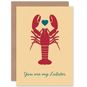 Wee Blue Coo You Are My Lobster Funny Valentines/Anniversary Greeting Card Marrant - Publicité