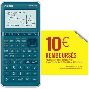 Casio GRAPH25+EII - Publicité