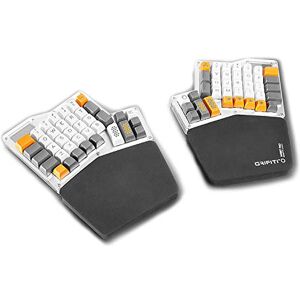 GRIFITI Ergodox Lot de 2 protège-poignets ergonomiques pour clavier d'ordinateur de jeu Repose-mains Repose-poignets en nylon noir 16,5 x 10,7 x 1,9 cm - Publicité GRIFITI Ergodox Lot de 2 protège-poignets ergonomiques pour clavier d'ordinateur de jeu Repose-mains Repose-poignets en nylon noir 16,5 x 10,7 x 1,9 cm - Publicité