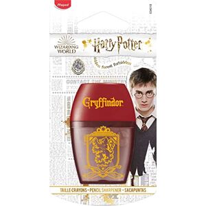Maped Taille-Crayon Harry Potter Taille-Crayons avec Réservoir et 1 Trou Pour Enfants Ergonomique et design License Harry Potter Officielle Motif Gryffondor Emballage recyclable - Publicité