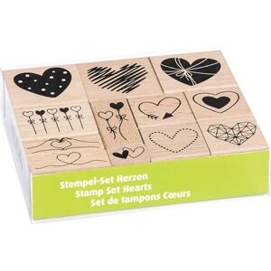 HEYDA Modèle - Ensemble de Tampons Cœurs - Outil Créatif - Publicité HEYDA Modèle - Ensemble de Tampons Cœurs - Outil Créatif - Publicité