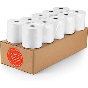 MUNBYN Papier Thermique 80mm POS Bobine 80x50mm Rouleau Ticket De Caisse 3 1/8" x 2" 10 Rolls Rouleau thermique 80x50mm - Publicité MUNBYN Papier Thermique 80mm POS Bobine 80x50mm Rouleau Ticket De Caisse 3 1/8" x 2" 10 Rolls Rouleau thermique 80x50mm - Publicité