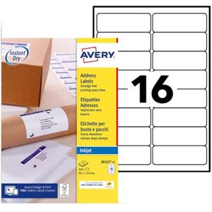 Étiquettes d'adresse blanches Avery 99,1x33,9 mm - Pack de 240 - Publicité Étiquettes d'adresse blanches Avery 99,1x33,9 mm - Pack de 240 - Publicité