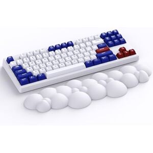 ATTACK SHARK Cloud Repose-poignet, Ergonomique, Support de Poignet Anti-dérapant, Support de Main de Bureau, Repose-paume pour Clavier de Jeu Mécanique TKL 87 Touches de Taille Normale -Blanc - Publicité ATTACK SHARK Cloud Repose-poignet, Ergonomique, Support de Poignet Anti-dérapant, Support de Main de Bureau, Repose-paume pour Clavier de Jeu Mécanique TKL 87 Touches de Taille Normale -Blanc - Publicité