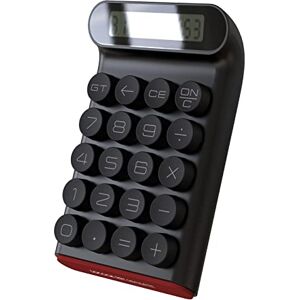 Wanjorlay Calculatrice MéCanique Ordinateur Portable 10 Chiffres LCD Affichage Financier Bureau Mode Calculatrice-Noir - Publicité