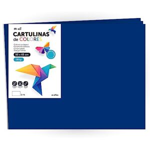 M-OFFICE Carton de Couleurs - 50x65cm, Bleu Foncé, 180g - Carton de Couleurs - Publicité M-OFFICE Carton de Couleurs - 50x65cm, Bleu Foncé, 180g - Carton de Couleurs - Publicité