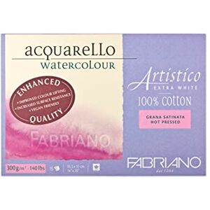 Fabriano Modèle Grain Satiné Artistico Extra Blanc - Papier - Publicité Fabriano Modèle Grain Satiné Artistico Extra Blanc - Papier - Publicité