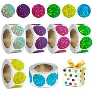 HMCEY 3000 Pièces Etiquette Ronde Autocollante 20 MM,Gommettes Rondes Multicolore,Pastille Autocollante à Pois Couleur,Circulaire Paillettes,Brillant Enfant,Dot Stickers Scrapbooking (6 Couleurs) - Publicité HMCEY 3000 Pièces Etiquette Ronde Autocollante 20 MM,Gommettes Rondes Multicolore,Pastille Autocollante à Pois Couleur,Circulaire Paillettes,Brillant Enfant,Dot Stickers Scrapbooking (6 Couleurs) - Publicité