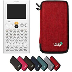 CALCUSO NumWorks Calculatrice pour l’école et étui de protection WYNGS Rouge - Publicité