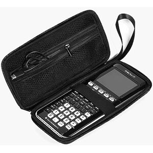 AMSAMOTION Étui pour calculatrice de couleur Texas Instruments TI-84 Plus TI-83 Plus CE, support de rangement pour Casio TI-89 fx-9750GIII TI-30XS étui rigide de transport housse de protection sac de - Publicité