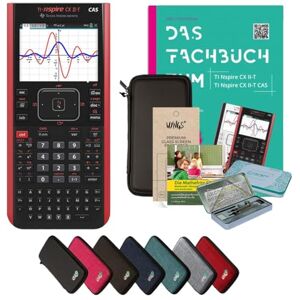 Texas Instruments Streberpaket: TI Nspire CX II-T Cas + SafeCase + Garantie erweiterte + Ladekabel + Schutzfolie + Lern-CD - Publicité