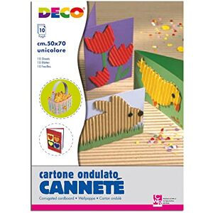 CWR Cannetè 2206/9 Carton Ondule 50 x 70 cm Lot de 10 Bleu - Publicité