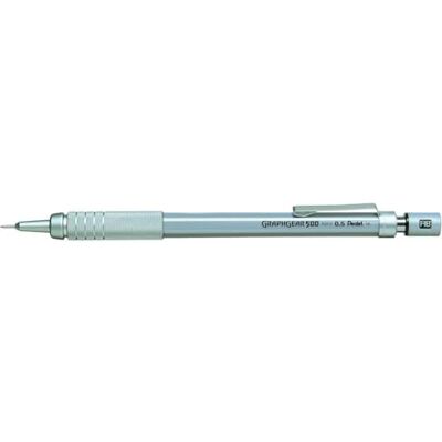 Pentel Graphgear 500 Porte-Mine 0,5 mm Canon Fixe de 4 mm Gris - Publicité Pentel Graphgear 500 Porte-Mine 0,5 mm Canon Fixe de 4 mm Gris - Publicité