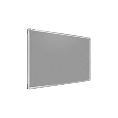 ALLboards Tableau Textile Gris avec Cadre en Aluminium 90x60cm, Tableau en Feutre, Tableau pour Épingles - Publicité ALLboards Tableau Textile Gris avec Cadre en Aluminium 90x60cm, Tableau en Feutre, Tableau pour Épingles - Publicité