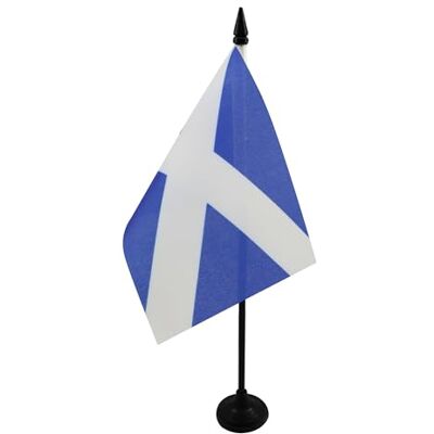 AZ FLAG Drapeau De Table Ecosse 15x10 cm Mini Drapeau Écossais De Bureau 100% Polyester Avec Hampe De 25cm Et Socle En Plastique Noir - Publicité AZ FLAG Drapeau De Table Ecosse 15x10 cm Mini Drapeau Écossais De Bureau 100% Polyester Avec Hampe De 25cm Et Socle En Plastique Noir - Publicité