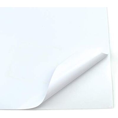 EVG Evergreen Goods A4 Blanc Mat Imperméable Vinyle Autocollant 10 Feuilles Lot de 10 Brillant Pour Machines de Découpe Imprimable Laser Format 210 x 297 mm Blanc - Publicité EVG Evergreen Goods A4 Blanc Mat Imperméable Vinyle Autocollant 10 Feuilles Lot de 10 Brillant Pour Machines de Découpe Imprimable Laser Format 210 x 297 mm Blanc - Publicité