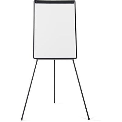 Bi-Office Chevalet de Conférence Trépied Économique, Non-Magnétique, Noir, Paperboard avec Cadre Plastique 70X100 cm - Publicité Bi-Office Chevalet de Conférence Trépied Économique, Non-Magnétique, Noir, Paperboard avec Cadre Plastique 70X100 cm - Publicité