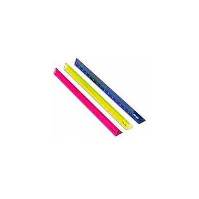 MILAN Règle en plastique triangulaire 15 cm série Acid - Publicité MILAN Règle en plastique triangulaire 15 cm série Acid - Publicité
