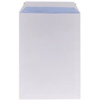 UNIVERS GRAPHIQUE lot de 250 Grande enveloppe pochette courrier A4 C4 papier kraft blanc 90g format 229 x 324 mm une enveloppe blanche avec fermeture bande adhésive autocollante siliconnée - Publicité UNIVERS GRAPHIQUE lot de 250 Grande enveloppe pochette courrier A4 C4 papier kraft blanc 90g format 229 x 324 mm une enveloppe blanche avec fermeture bande adhésive autocollante siliconnée - Publicité