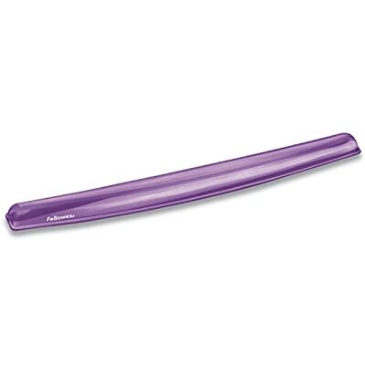Fellowes Crystal Gel violet Repose-poignet pour clavier - Publicité Fellowes Crystal Gel violet Repose-poignet pour clavier - Publicité