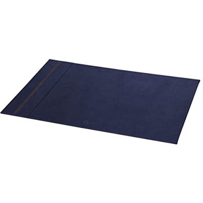 Rhodia 194487C Sous-Main Rigide Bleu Nuit 60 x 40 cm Piqûres Sellier Orange Extérieur Simili Cuir Collection Home Office rama Organisation de Bureau & Rangement Design - Publicité Rhodia 194487C Sous-Main Rigide Bleu Nuit 60 x 40 cm Piqûres Sellier Orange Extérieur Simili Cuir Collection Home Office rama Organisation de Bureau & Rangement Design - Publicité