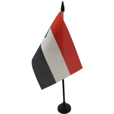 AZ FLAG Drapeau De Table Soudan 15x10 cm Mini Drapeau Soudanais De Bureau 100% Polyester Avec Hampe De 25cm Et Socle En Plastique Noir - Publicité AZ FLAG Drapeau De Table Soudan 15x10 cm Mini Drapeau Soudanais De Bureau 100% Polyester Avec Hampe De 25cm Et Socle En Plastique Noir - Publicité