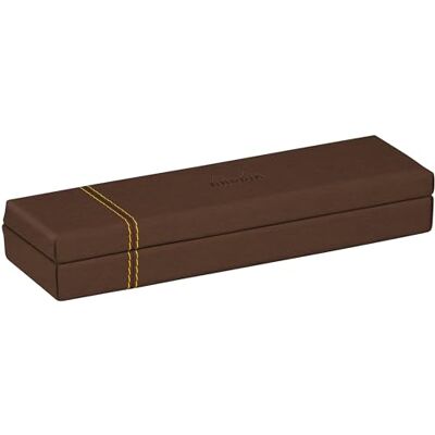 Rhodia 194509C Plumier Bronze 21x5,5x3 cm simili cuir Italien Home Office - Publicité Rhodia 194509C Plumier Bronze 21x5,5x3 cm simili cuir Italien Home Office - Publicité