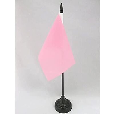 AZ FLAG Drapeau de Table Unicolore Rose 15x10 cm Socle Plastique Usage intérieur Drapeau de bureau de couleur blanche finition cousue et bords renforcés polyester 100D - Publicité AZ FLAG Drapeau de Table Unicolore Rose 15x10 cm Socle Plastique Usage intérieur Drapeau de bureau de couleur blanche finition cousue et bords renforcés polyester 100D - Publicité
