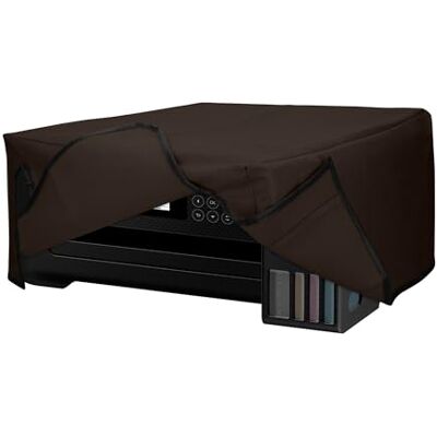 kwmobile Housse compatible avec Epson EcoTank ET-2850 / ET-2856 / Home XP-5200 Housse de protection pour imprimante chocolat - Publicité kwmobile Housse compatible avec Epson EcoTank ET-2850 / ET-2856 / Home XP-5200 Housse de protection pour imprimante chocolat - Publicité