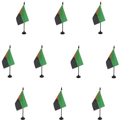 AZ FLAG Lot de 10 Drapeau De Table Martinique indépéndantiste 15x10 cm 10 Mini Drapeaux Nationaliste Martiniquais De Bureau 100% Polyester Avec Hampe De 25cm Et Socle En Plastique Noir - Publicité AZ FLAG Lot de 10 Drapeau De Table Martinique indépéndantiste 15x10 cm 10 Mini Drapeaux Nationaliste Martiniquais De Bureau 100% Polyester Avec Hampe De 25cm Et Socle En Plastique Noir - Publicité