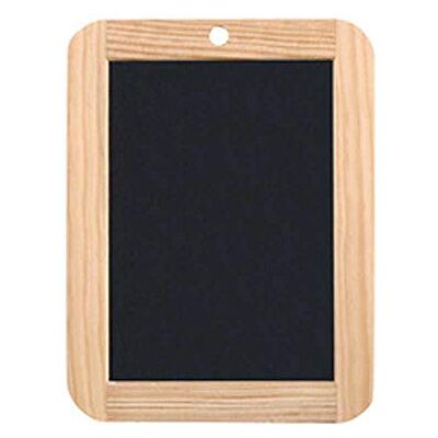 WONDAY Ardoise en Pierre Naturelle, Cadre en Bois, 19 x 14.5 cm - Publicité WONDAY Ardoise en Pierre Naturelle, Cadre en Bois, 19 x 14.5 cm - Publicité
