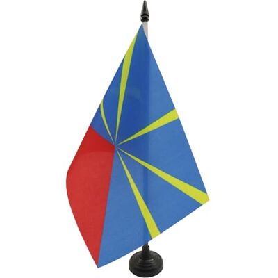 AZ FLAG Drapeau de Table La Réunion 21x14 cm Polyester 100D Socle Plastique Usage intérieur Drapeau de bureau réunionais finition cousue et bords renforcés avec mât en plastique et socle en plastique - Publicité AZ FLAG Drapeau de Table La Réunion 21x14 cm Polyester 100D Socle Plastique Usage intérieur Drapeau de bureau réunionais finition cousue et bords renforcés avec mât en plastique et socle en plastique - Publicité