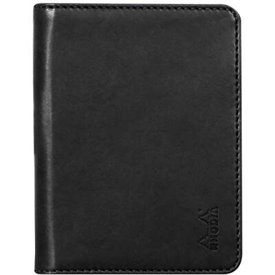 Rhodia 211001C Livret Porte-Bloc et Porte-Documents N°11 Noir pour Bloc-Notes ou Carnets de Format A7 (7,4x10,5 cm) Simili Cuir Italien Premium Collection - Publicité Rhodia 211001C Livret Porte-Bloc et Porte-Documents N°11 Noir pour Bloc-Notes ou Carnets de Format A7 (7,4x10,5 cm) Simili Cuir Italien Premium Collection - Publicité