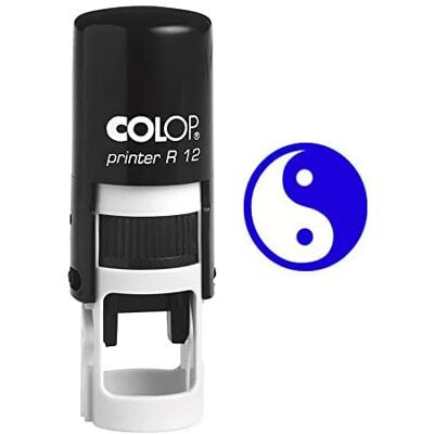 Printtoo YIN YANG Timbre auto-encrage Mini Rubber ronde enseignants décoratifs Timbres 12mm - Publicité Printtoo YIN YANG Timbre auto-encrage Mini Rubber ronde enseignants décoratifs Timbres 12mm - Publicité
