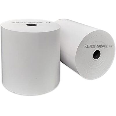 UNIVERS GRAPHIQUE lot de 20 Bobine Papier Thermique, 80 x 80 x 12 mm, rouleaux thermique 80x80x12 pour ticket de caisse et imprimante de caisse enregistreuse papier blanc haute qualité UGR03 - Publicité UNIVERS GRAPHIQUE lot de 20 Bobine Papier Thermique, 80 x 80 x 12 mm, rouleaux thermique 80x80x12 pour ticket de caisse et imprimante de caisse enregistreuse papier blanc haute qualité UGR03 - Publicité