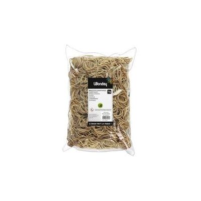 WONDAY Bracelets caoutchouc larges, nature, 150 x 10 mm, sac - Publicité WONDAY Bracelets caoutchouc larges, nature, 150 x 10 mm, sac - Publicité
