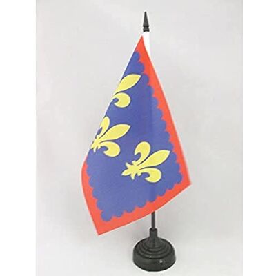 AZ FLAG Drapeau De Table Province d'Anjou 21x14 cm Petit Drapeau D'Anjou De Bureau 100% Polyester Avec Hampe De 25cm Et Socle En Plastique Noir - Publicité AZ FLAG Drapeau De Table Province d'Anjou 21x14 cm Petit Drapeau D'Anjou De Bureau 100% Polyester Avec Hampe De 25cm Et Socle En Plastique Noir - Publicité